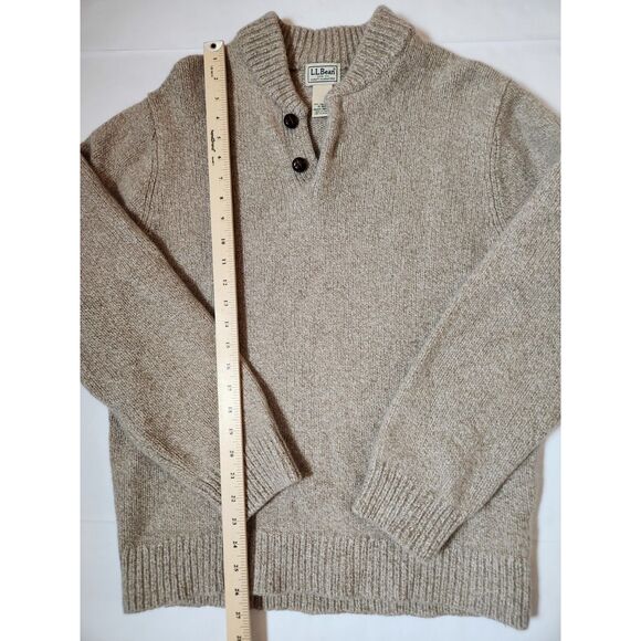 L.L. Bean Lambswool Sweater Style 285174 Men's size XL - Picture 6 of 8